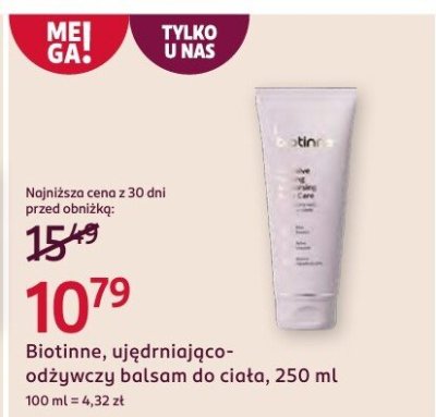 Balsam do ciała ujędrniająco-odżywczy promocja w Rossmann