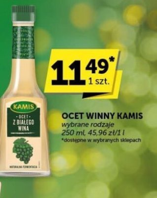 Ocet winny KAMIS promocja w Euro Sklep