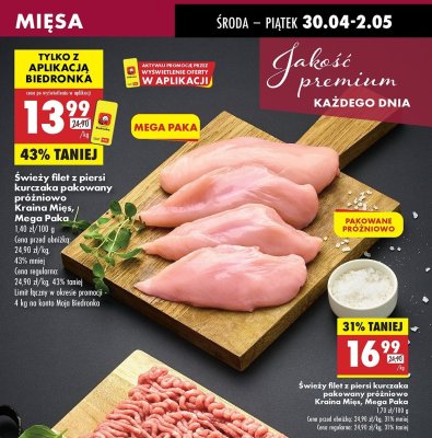 Filet z piersi kurczaka Kraina mięs promocja