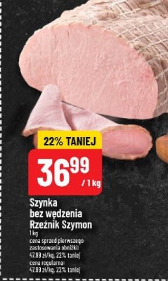Szynka bez wędzenia  promocja w POLOmarket