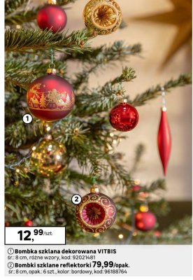 Bombki szklane reflektorki promocja w Leroy Merlin