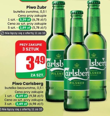 Piwo Carlsberg promocja w Dino