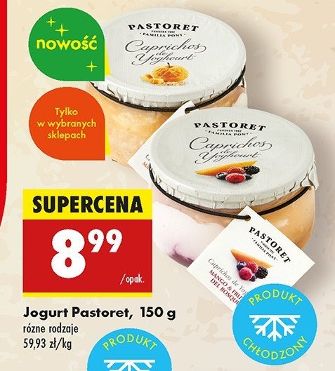 Krem brulee kataloński PASTORET promocja w Biedronka