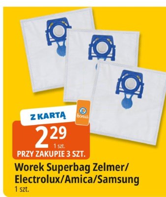 Worek Superbag Zelmer/Electrolux/Amica/Samsung promocja w Leclerc