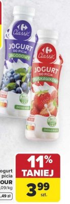 Jogurt typu skyr do picia Carrefour promocja w Carrefour