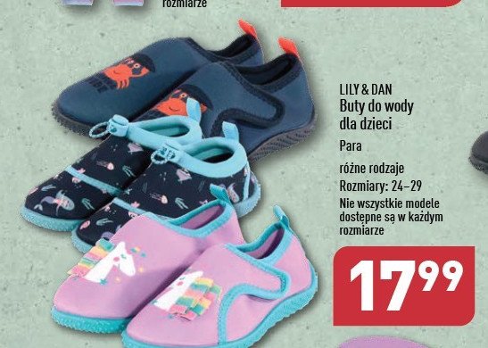 Buty do wody dla dzieci 24-29 Lily & dan promocja