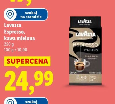 Kawa mielona Lavazza Espresso promocja w Lidl