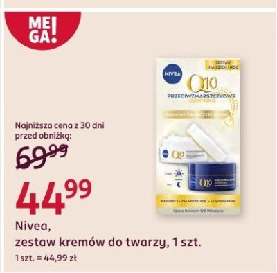 Zestaw kremów do twarzy Nivea promocja w Rossmann