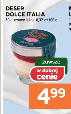 Deser Dolce Italia promocja w Stokrotka