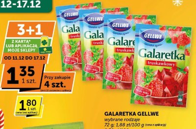 Galaretka Gellwe wybrane rodzaje 72 g promocja w Euro Sklep