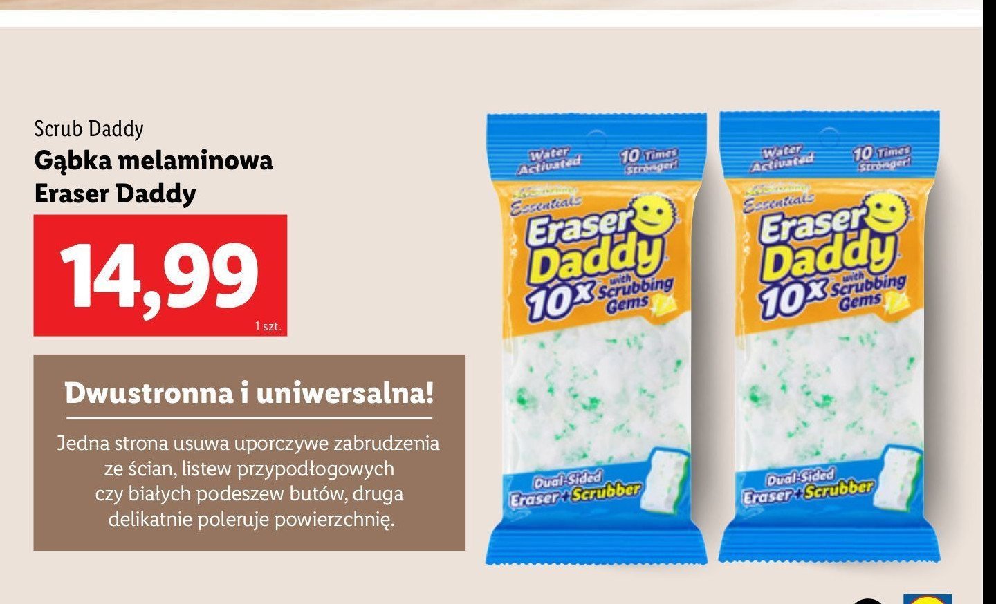 Gąbka do oczyszczania SCRUB DADDY promocja w Lidl