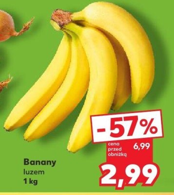 Banany luzem promocja w Kaufland