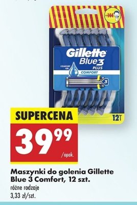 Maszynka do golenia Gillette blue 3 comfort promocja