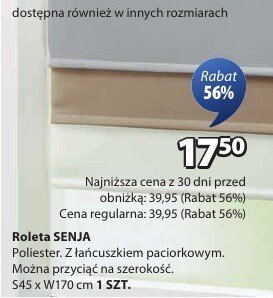 Roleta SENJA promocja w Jysk