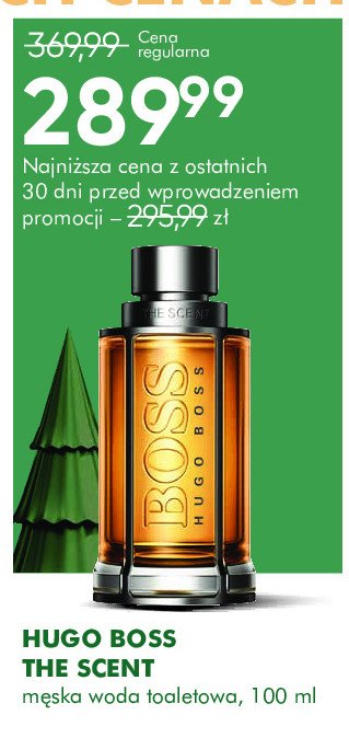 Woda toaletowa Hugo boss the scent for him Boss by hugo boss promocja