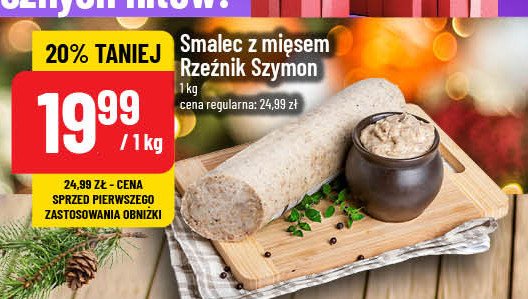 Smalec z mięsem Rzeźnik szymon poleca promocja w POLOmarket