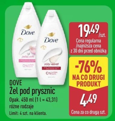 Żel pod prysznic różne rodzaje promocja w Aldi