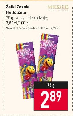 Żelki zozole rainbow Mieszko promocja