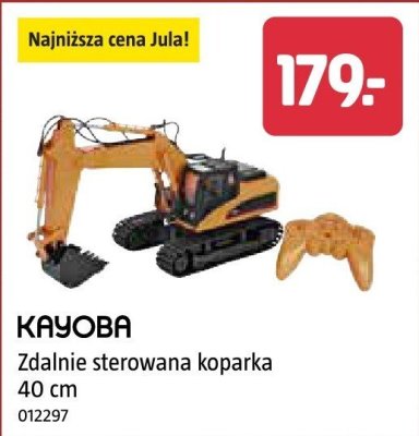 Zdalnie sterowana koparka KAYOBA 40 cm promocja w Jula