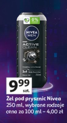 Żel pod prysznic Nivea promocja w Auchan
