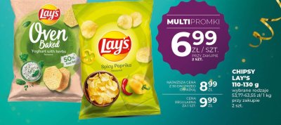 Chipsy Lay's Oven Baked Yoghurt with herbs 110-130g promocja w Duży Ben