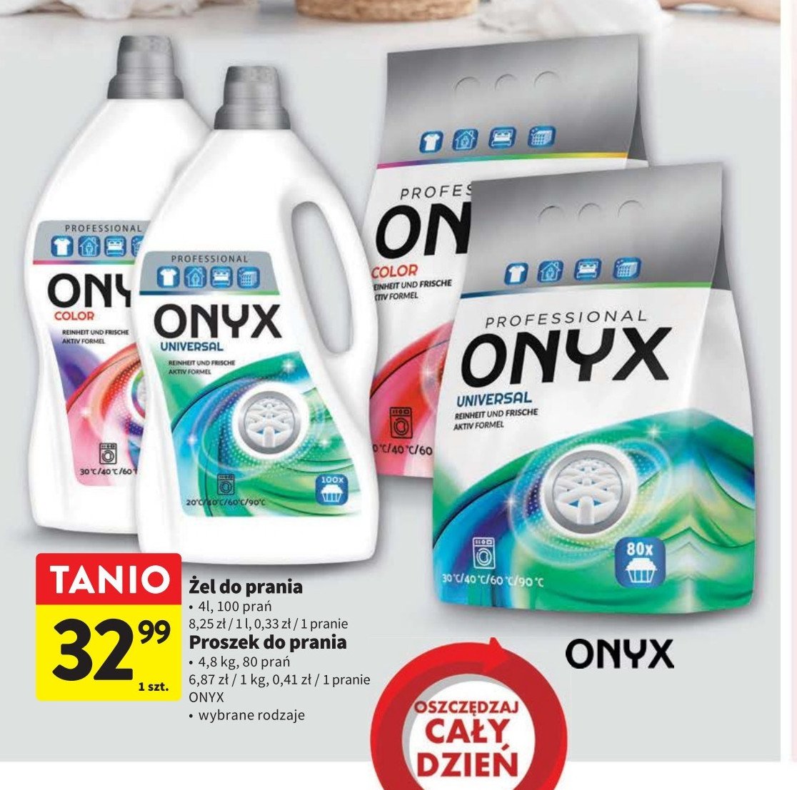 Proszek do prania universal promocja