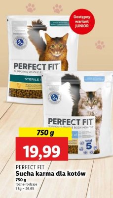 Karma dla kota pro sterile kurczak Perfect fit promocja
