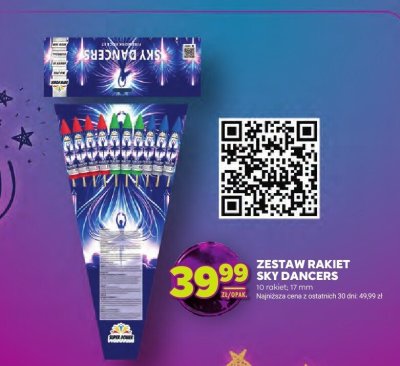 Zestaw rakiet Sky Dancers promocja w Stokrotka