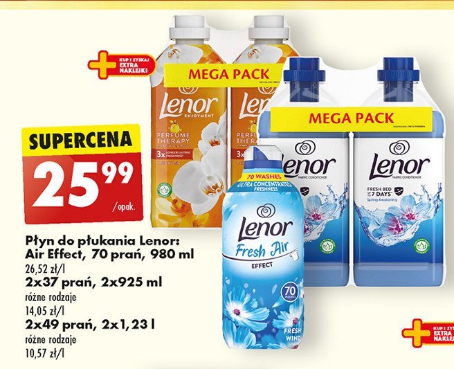 Płyn do płukania enjoy Lenor perfumelle promocja