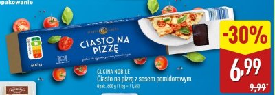 Ciasto na pizzę z sosem pomidorowym CUCINA NOBILE promocja w Aldi