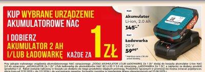 Ładowarka 20 V promocja w Biedronka