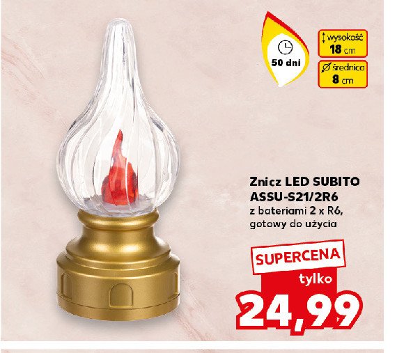 Znicz diodowy assu-s21 Subito promocja w Kaufland