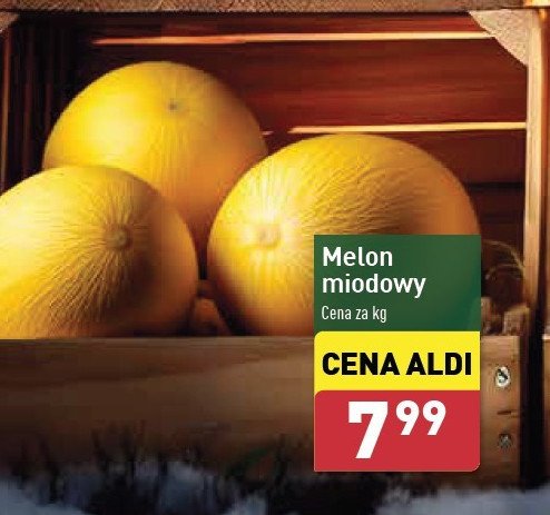 Melon miodowy promocja w Aldi