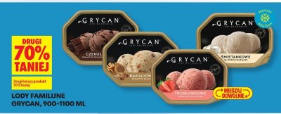 Lody familijne Grycan, bakaliowe promocja w Biedronka