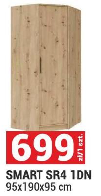 Szafa SMART SR4 1DN 95x190x95 cm promocja w Merkury Market