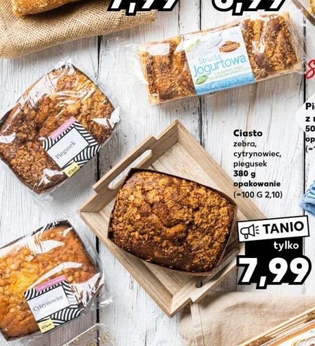 Ciasto piegusek Chojecki promocja