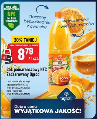 Sok pomarańczowy NFC  promocja w POLOmarket
