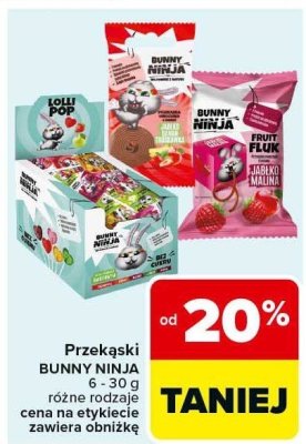 Przekąski BUNNY NINJA różne rodzaje promocja w Carrefour Market