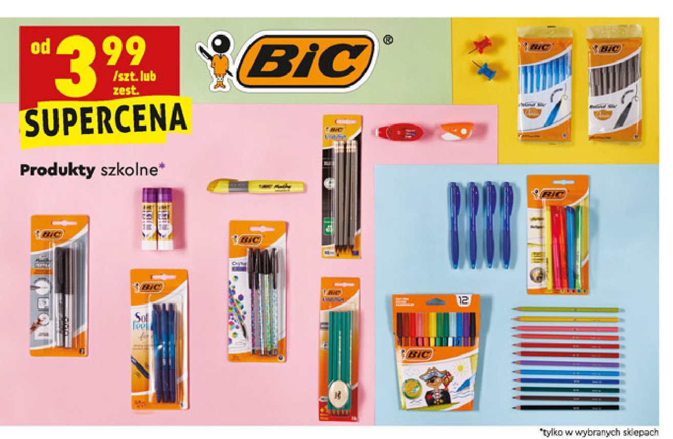 Ołówek z gumką Bic evolution black promocja