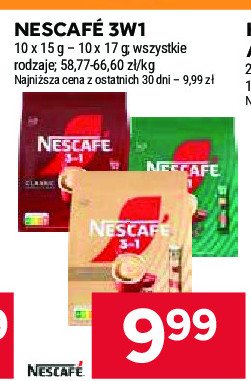 Kawa NESCAFE 3IN1 CHOCO HAZELNUT promocja w Stokrotka