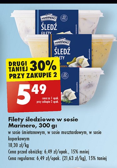 Filety śledziowe w sosie musztardowym Marinero promocja