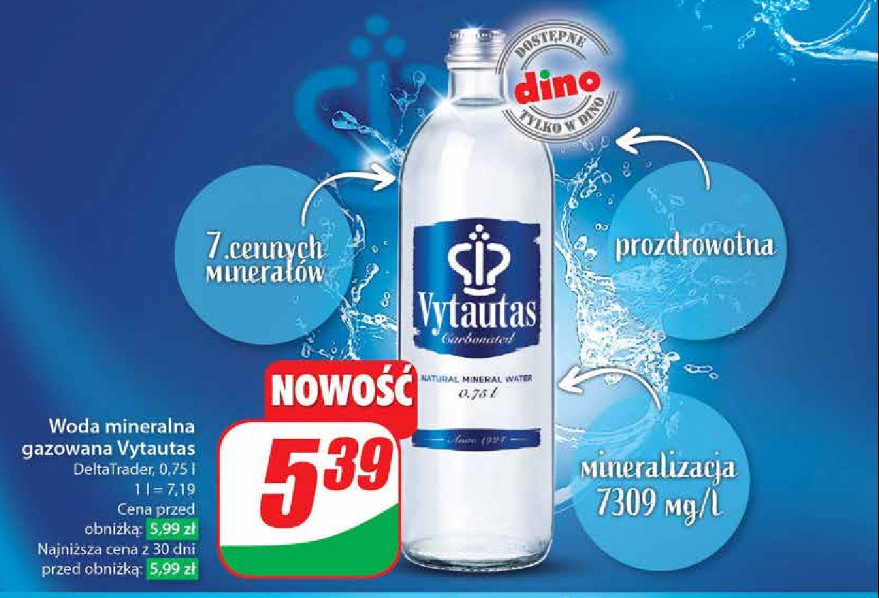 Woda gazowana VYTAUTAS promocja