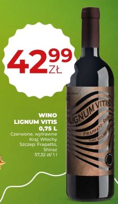 Wino Lignum Vitis 0,75 L promocja w Duży Ben