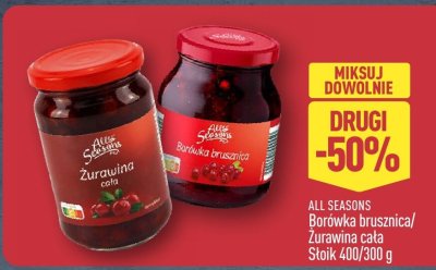 Borówka brusznica All Seasons promocja w Aldi