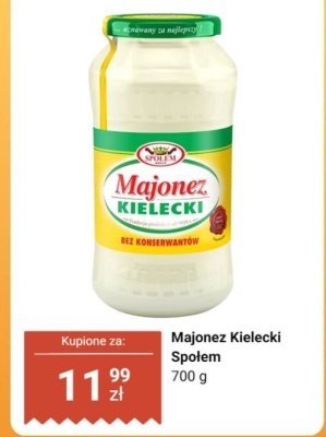 Majonez Kielecki  promocja w Dino
