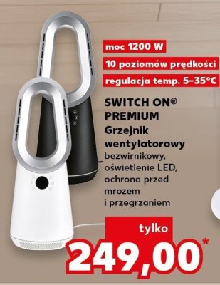 Grzejnik wentylatorowy PREMIUM SWITCH ON promocja w Kaufland