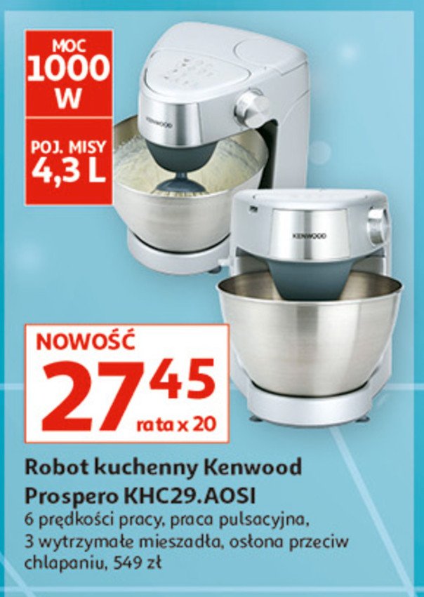 Robot kuchenny khc29.j0wh prospero Kenwood promocja