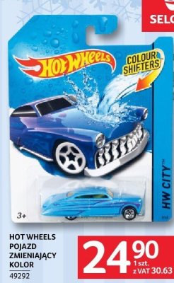 Pojazd HOT WHEELS zmieniający kolor promocja w Selgros