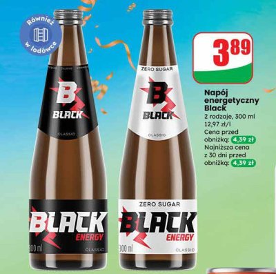 Napój energetyczny Black Classic promocja w Dino