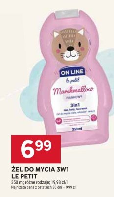 Żel do mycia 3w1 Le Petit promocja w Stokrotka